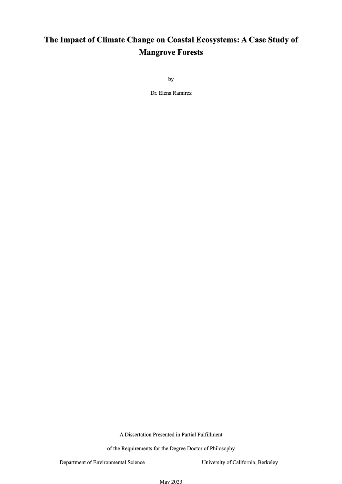 Dissertation title page template with placeholder text and blue header_variant_1